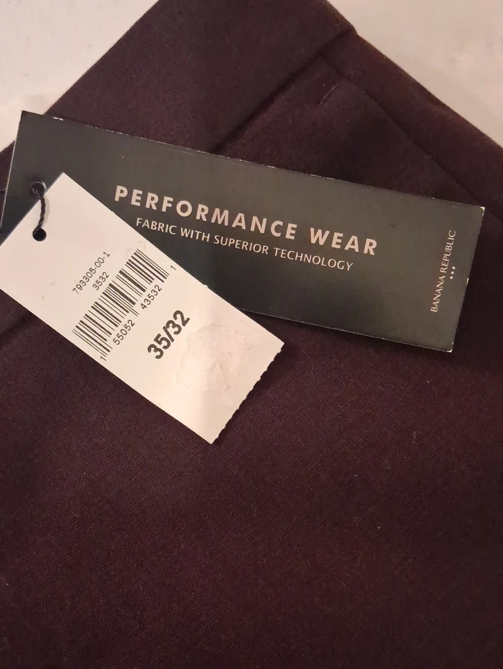 Banana Republic Men's Dress Pants in Burgundy